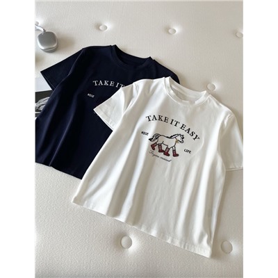 футболка люкс