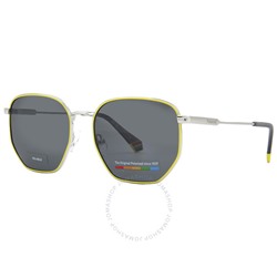Polaroid  Polarized Grey Square Unisex Sunglasses
