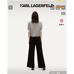 Женский пуловер с забавной вышивкой кота   Kar*l Lagerfel*d