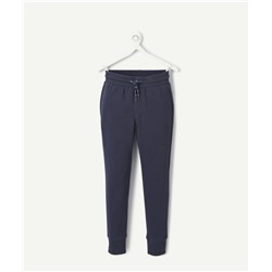 Navy blue boy's jogging pants with pockets