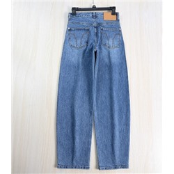 Женские джинсы-каррот из эластичного хлопка с высокой талией