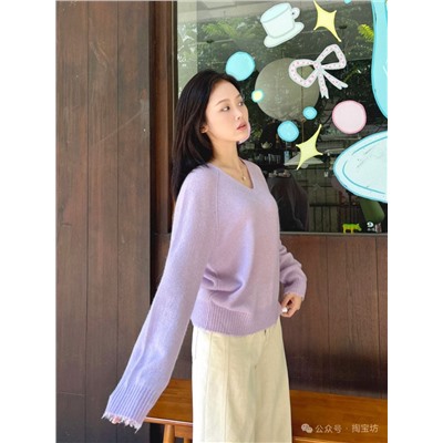 Мягкий тонкий пуловер  МО*КО