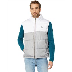 U.S. POLO ASSN.  Color-Block Puffer Vest
