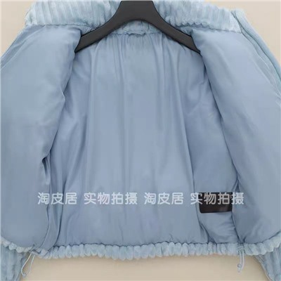 Женская теплая мягкая укороченная плюшевая куртка  Kar*l Kan*i