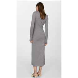 Vestido punto cuello perkins