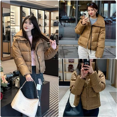 Женская короткая куртка пуховик КОУ*Ч