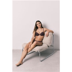 Sujetador clásico relleno encaje morado BEAUTIFUL