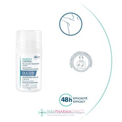 Ducray Hidrosis Control Roll-On Anti-Transpirant 48H 2x40mlLot  × 2