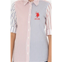 Kadın Kırmızı Uzun Kollu Gömlek