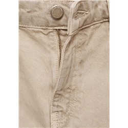 Jeans rectos rinse wash costuras