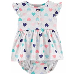 Carter's | Baby Ruffle Gingham Jersey Sunsuit
