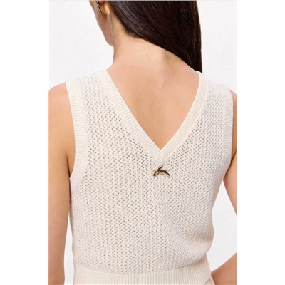 Женский вязаный топ