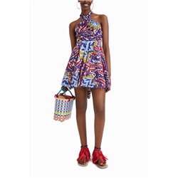 Vestido corto lazada Stella Jean