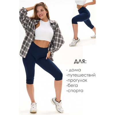 Бриджи женские темно-синий БриджиЖ1