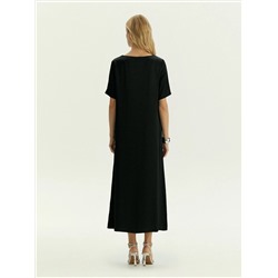 Платье миди из 100% вискозы, PL1742/seine