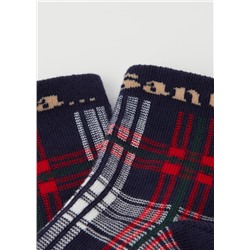 Kurze Socken mit Weihnachtsmuster für Kinder