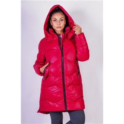 Зимняя куртка стеганная с капюшоном арт. 811
