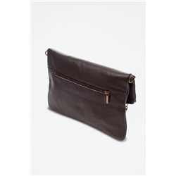 Bandolera de piel Alzano Marrón