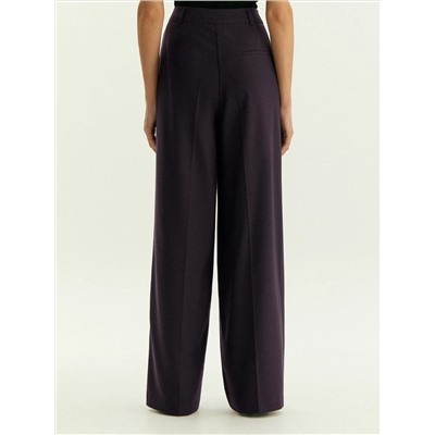 Брюки широкого кроя, D283/violet
