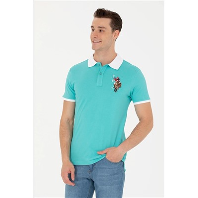 Erkek Mint Basic Polo Yaka Tişört