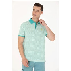 Erkek Mint Polo Yaka Tişört