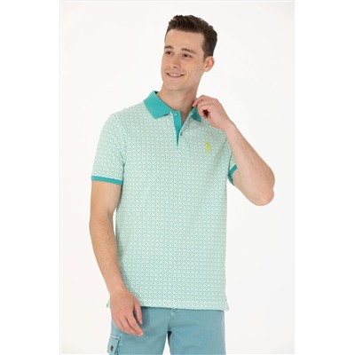 Erkek Mint Polo Yaka Tişört