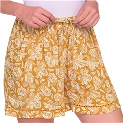 Damen Shorts in Crepp-Optik
