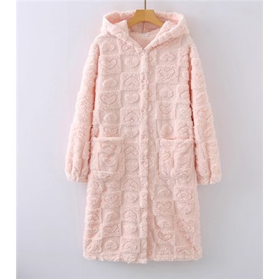 Женский зимний длинный халат