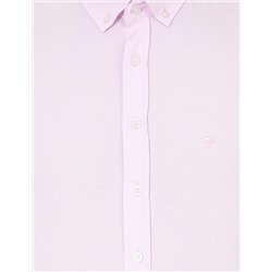 Pembe Slim Fit Oxford Gömlek
