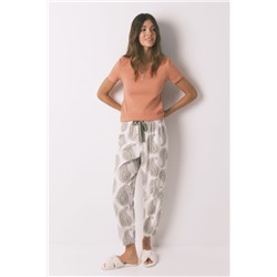 Pantalón largo 100% algodón paisley