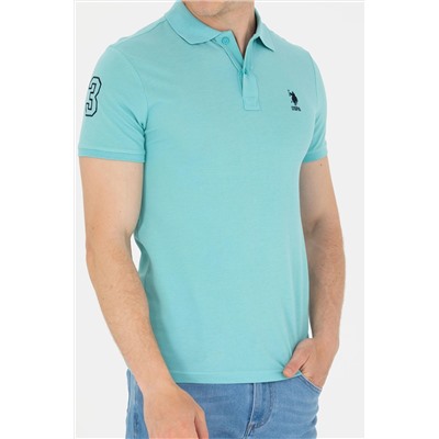 Erkek Mint Basic Polo Yaka Tişört