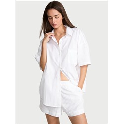 Victoria's Secret Modal-Cotton Striped Short Pajama Set