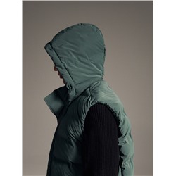 Steppweste mit Stehkragen