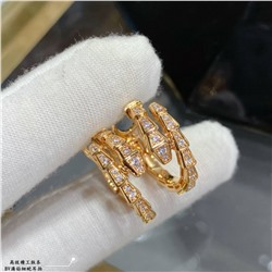 Серьги в виде змеи БУЛГАР*И