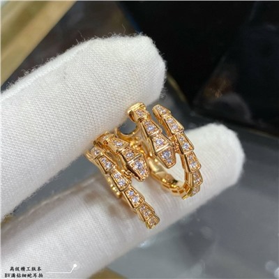 Серьги в виде змеи БУЛГАР*И