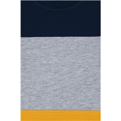 Çocuk Hardal Bisiklet Yaka Sweatshirt