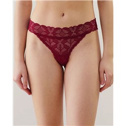 Tanga de encaje