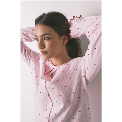 Camisón algodón cuello bobo