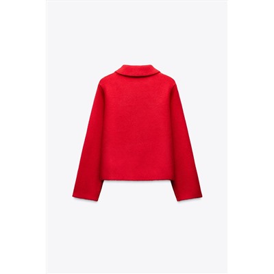 PLAIN KNIT CARDIGAN