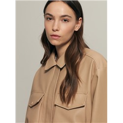 Jacke Aus Kunstleder