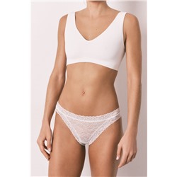 Braga clásica encaje animal print verde