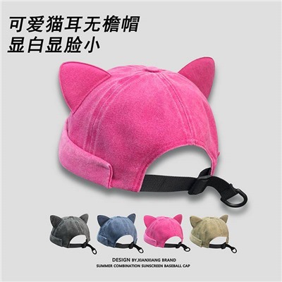 Кепочка для девочек с ушками