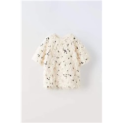 Детская блузка с пайетками и перьями  ЗАР*А💤 Цена на бирке 39,95€