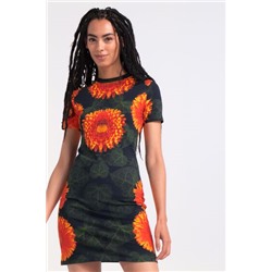 Vestido camiseta floral