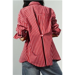 Рубашка оверсайз из поплина   ЗАР*А