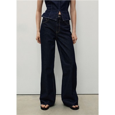 Jeans Danila wideleg rinse wash