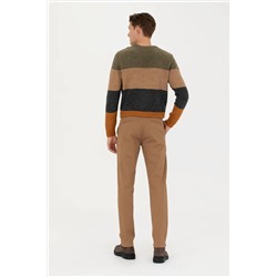 Erkek Camel Kanvas Pantolon