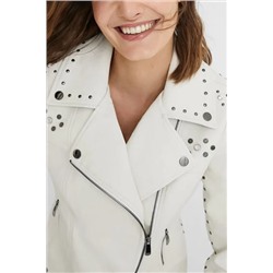 Chaqueta biker slim tachuelas