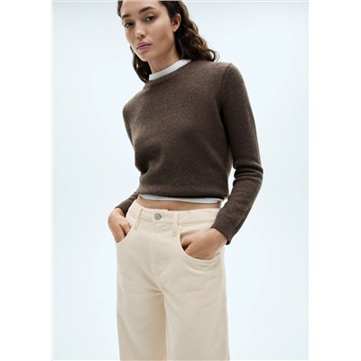 Pantalón pana balloon tiro alto