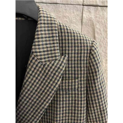 распродажа пиджак в клетку Vichy от YSL 24осень